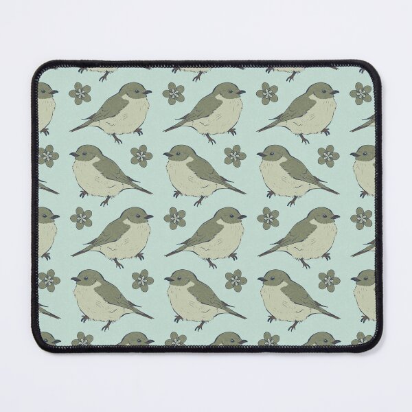 Item preview, Bird Deco - Mint, Sage, Tea, Earth, Dusk designed and sold by Irene Estelle.