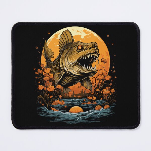 Item preview, Ghoulish Bass Fishing Adventure for Halloween designed and sold by NoLimit-Merica.
