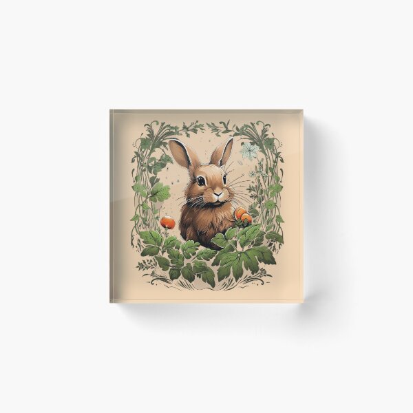 Item preview, conejito vegetal designed and sold by MyBunnyverse.