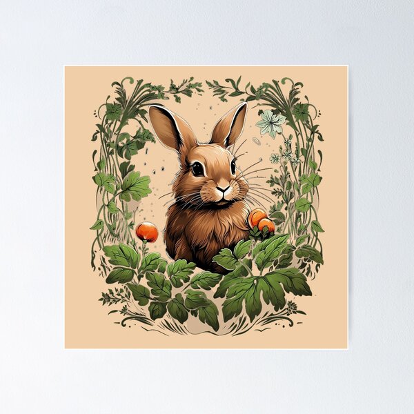 Item preview, Vegetal Bunny designed and sold by MyBunnyverse.
