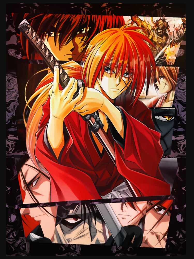 Rurouni Kenshin Tshirt - Aoshi Battousai Anime Poster Essential T-Shirt  for Sale by eckstromvan