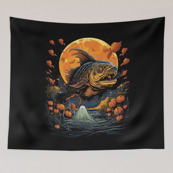 Item preview, Bass-O'-Lantern: Halloween Gift for Anglers designed and sold by NoLimit-Merica.