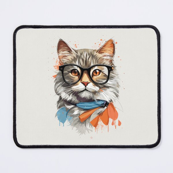 Item preview, Meowtastic Shades: Cat-tastically Cool!, Funny Cat Face With Funky Glasses  T-Shirt Design designed and sold by teedesigndaily.