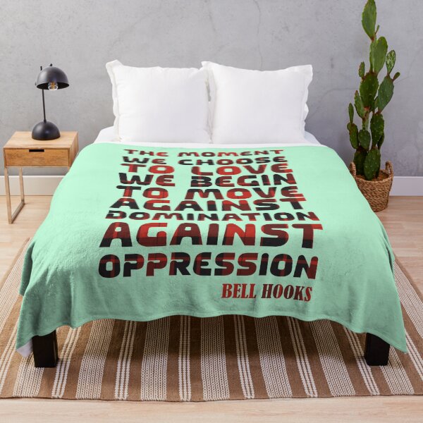Item preview, Bell Hooks Quotes The Moment We Choose to Love We Move Against Oppression Quote Christmas Pattern designed and sold by SchlossInspire.