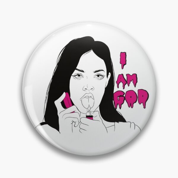 Item preview, Jennifer Check “I Am God” Graffiti designed and sold by witchywasabi.