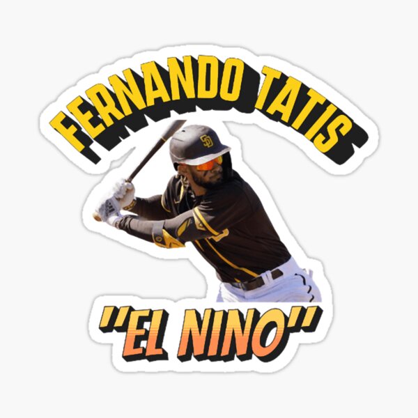 Fernando Tatis Jr. STICKER - El Nino San Diego Padres parody vector sticker  MLB