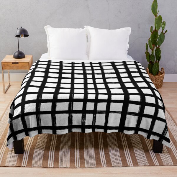 Item preview, Black and White Grid in Freehand Sketch designed and sold by OneThreeSix.