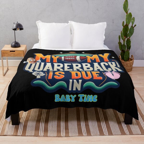 Item preview, MY QUARERBACK IS DUE IN BABY TIME, MOM, DAD, GIFT, PYJAMAS designed and sold by carlos crane.