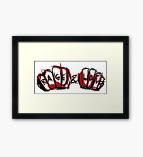 Rage and Love Framed Print