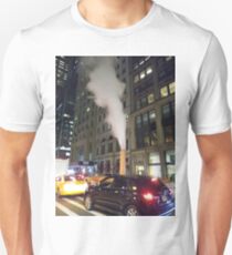 New York, Manhattan, Brooklyn, New York City, architecture, street, building, tree, car,   Unisex T-Shirt