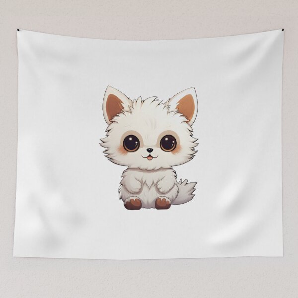 Item preview, Cute White Puppy designed and sold by ZappyP.