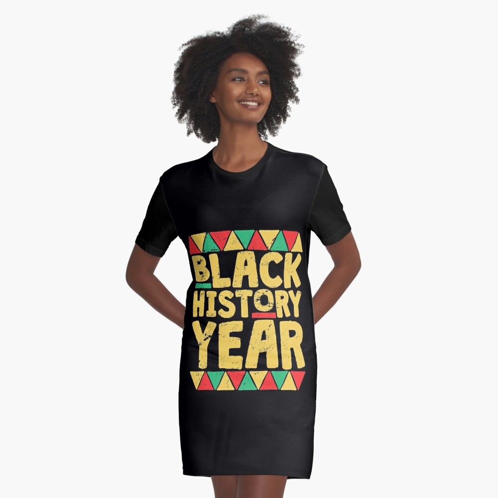 "Black History Year Black History Month TShirt Pride Shirt" Graphic TShirt Dress for Sale by