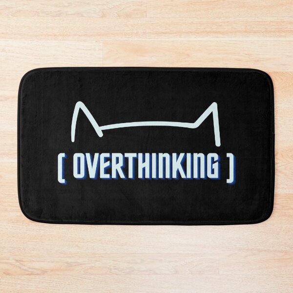 Item preview, (OVERTHINKING) designed and sold by YQvibe Studio.