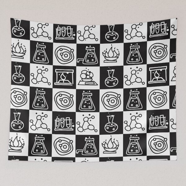 Item preview, Chess style chemical items background designed and sold by VaskanianArt.