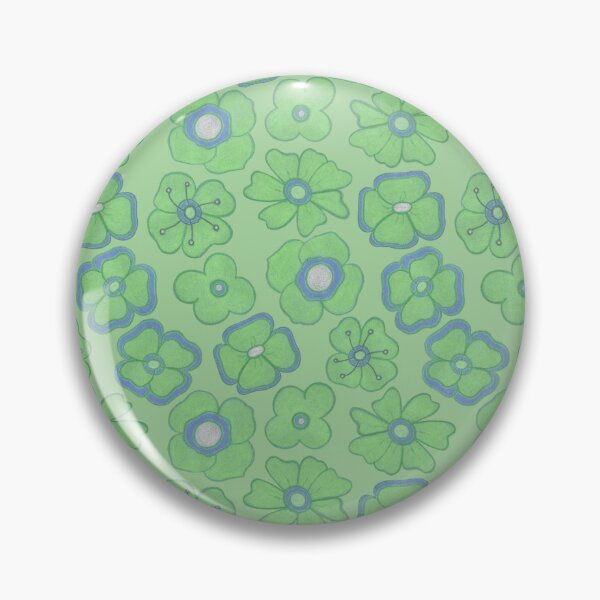 Item preview, Hand-Drawn Spring Green Floral Nostalgia designed and sold by Negin Mf Designs.