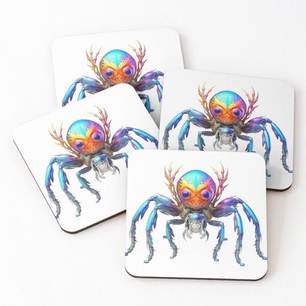 Item preview, Beautiful, colorful spider theme designed and sold by Okracha.