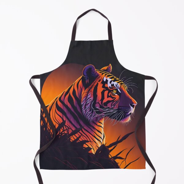 Item preview, The Tiger's Last Stand: A Sunset Portrait of the Endangered King of the Jungle designed and sold by deepakrode7.
