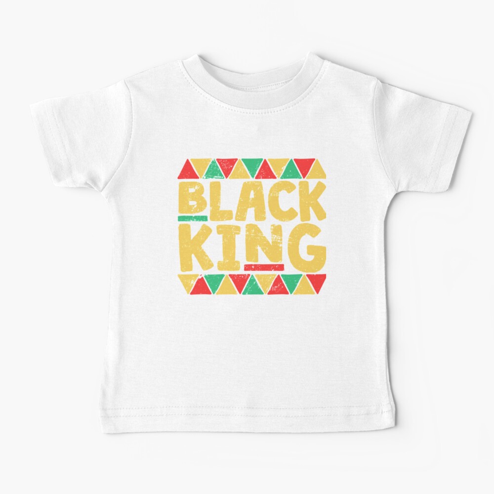 Black King Black History Month T-Shirt African Pride Shirt Baby T-Shirt