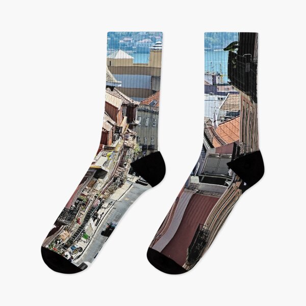 Item preview, Picturesque Lisbon City Street Panorama designed and sold by worldways.