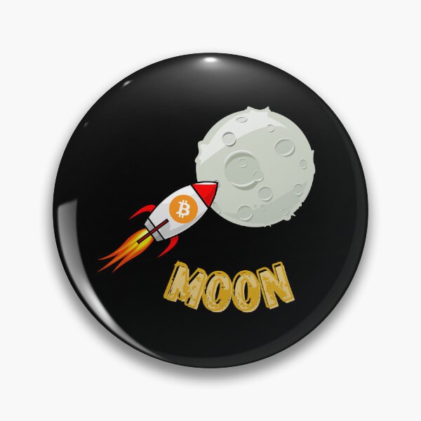 Item preview, Bitcoin to the moon! designed and sold by Molic.