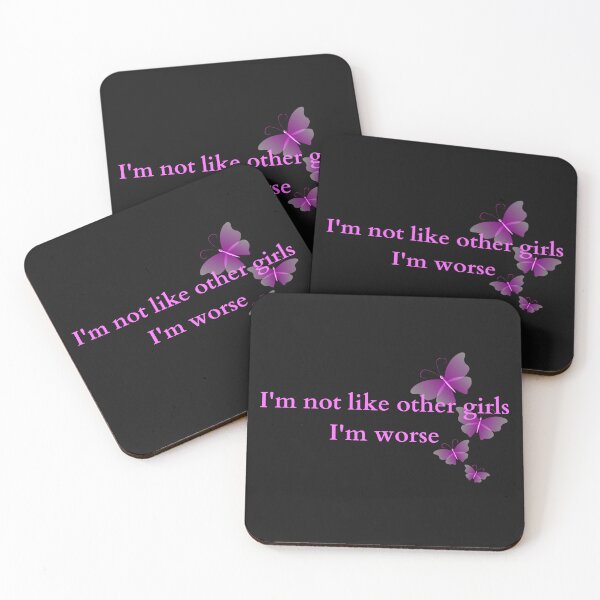 Item preview, I'm not like other girls I'm worse  designed and sold by Mirmura.