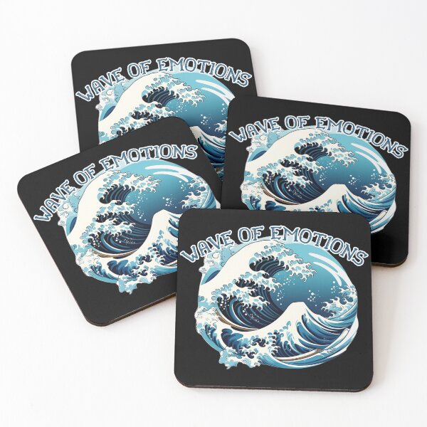 Item preview, Wave of emotions  design stickers, tshirt,  designed and sold by artbyveresca.