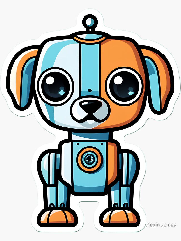 Robot Sticker for Sale by stickersbyaddis