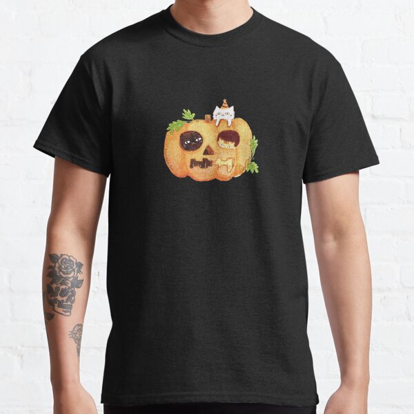 Cats in Halloween Pumpkins Classic T-Shirt
