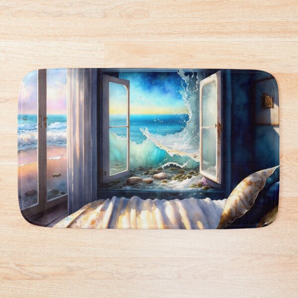 Item preview, Bedroom with a sea view designed and sold by M-Y-A-R-T-.