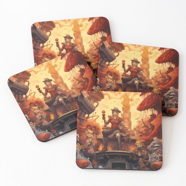 Item preview, Dragon-Ride Reverie: Woman on the train with dragons designed and sold by ArrangedDesigns.