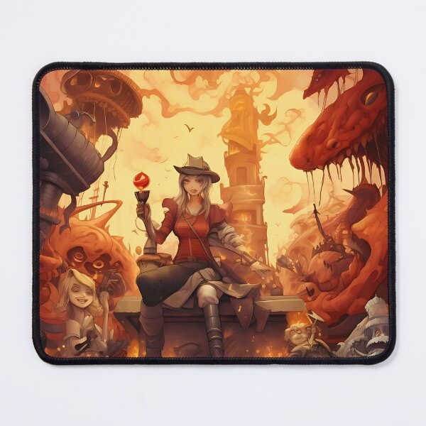 Item preview, Dragon-Ride Reverie: Woman on the train with dragons designed and sold by ArrangedDesigns.