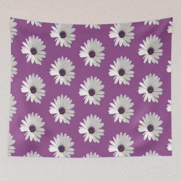 Item preview, Beautiful Osteospermum White Daisy With Purple Center Cut Out designed and sold by taiche.
