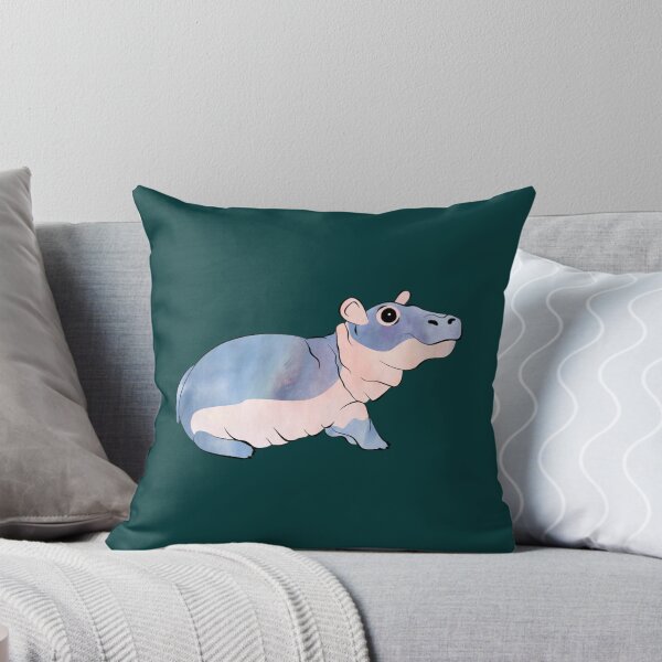 Item preview, Watercolor Fiona the Hippo  designed and sold by koreandkafoa.