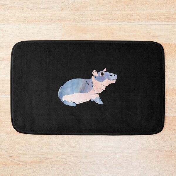 Item preview, Watercolor Fiona the Hippo  designed and sold by koreandkafoa.
