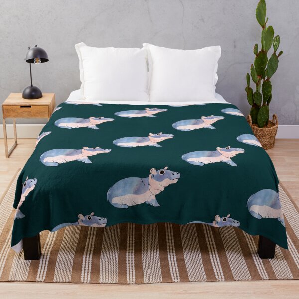 Item preview, Watercolor Fiona the Hippo  designed and sold by koreandkafoa.