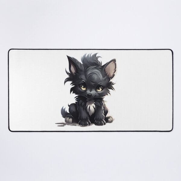 Item preview, Cute Baby Black Werewolf designed and sold by ZappyP.
