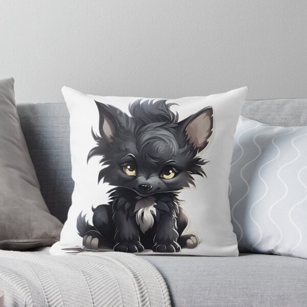 Item preview, Cute Baby Black Werewolf designed and sold by ZappyP.