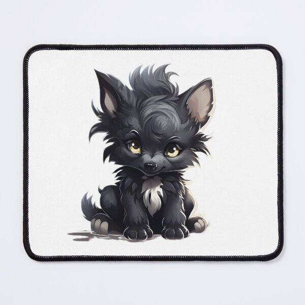 Item preview, Cute Baby Black Werewolf designed and sold by ZappyP.