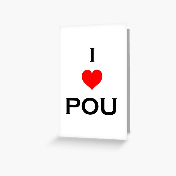hungy pou uwu Greeting Card for Sale by Neesu