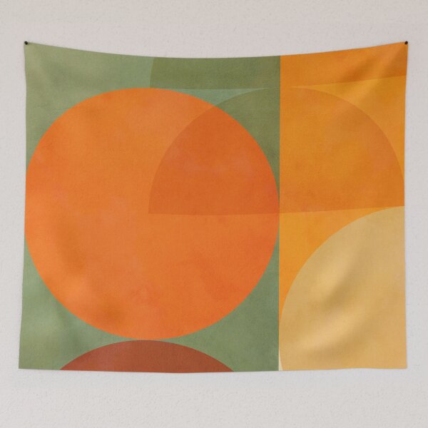 Item preview, Mid-Century Fall Colours and shapes 2 designed and sold by Dominiquevari.