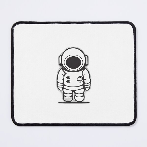 Item preview, Simple B&W Astronaut  designed and sold by ZappyP.