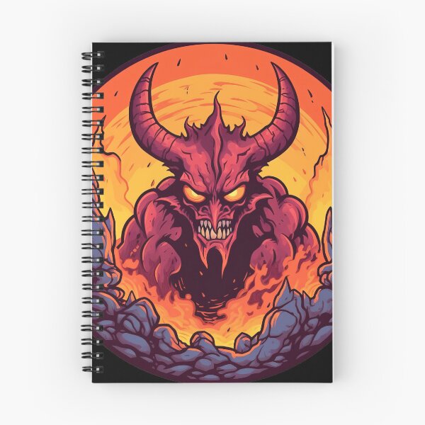 Item preview, Menacing Horned Demon 2 - lovers of mystery and the occult - Motorcycle Helmet Car Bumper Design designed and sold by Pllandsdesign.