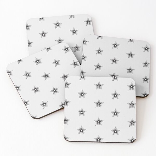 Item preview, Dotty Star Graphic Star Black and White  designed and sold by neomadesigns.