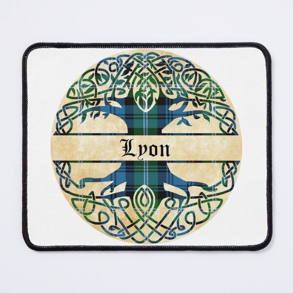 Item preview, Lyon Tree of Life Clan Scottish Surname tartan designed and sold by BagTown Clans.