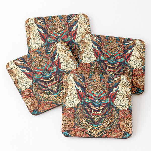Item preview, The giant Thai-style artwork tattoo on his back depicted an intricately detailed mythical creature, with its vibrant colors and intricate patterns capturing the essence of traditional Thai artistry. designed and sold by Best-Art-32.