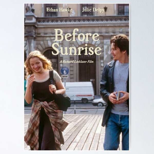 Item preview, Before Sunrise Movie Poster designed and sold by danielalorenzo.