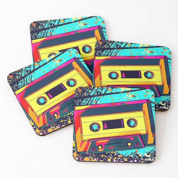 Item preview, Cassette tape Pop Art designed and sold by FunnehGacha.