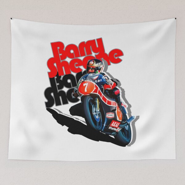 Item preview, RD80&x2D;026&x2D;WT&x2E;Barry Sheene T&x2D;shirt classique designed and sold by EagleBleak.