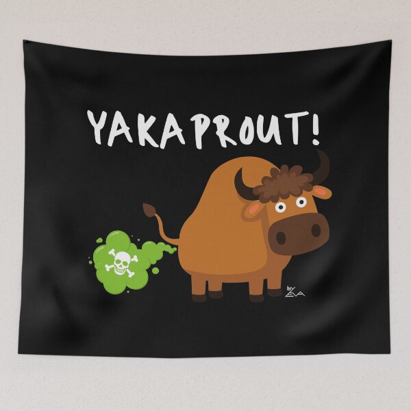 Item preview, Yakaprout!- White typo designed and sold by Apikoedesign.
