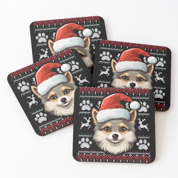 Aperçu de l'œuvre Alaskan Klee Kai Ugly Sweater Christmas créée et vendue par rafaeltto.